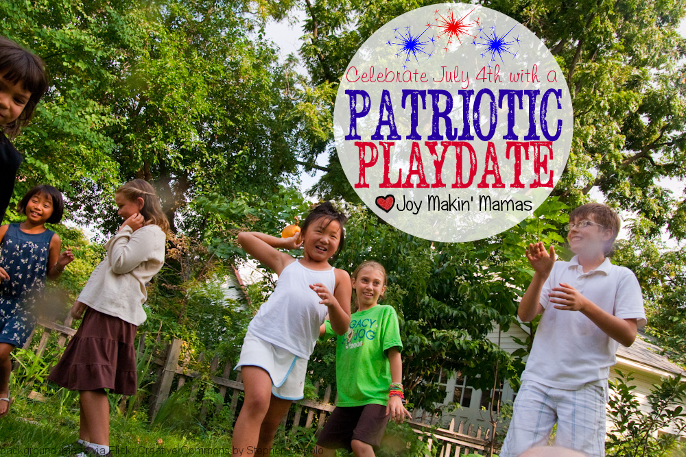 Stars and Bars patriotic July 4th Playdate