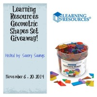 Learning Resources Geometric Shapes Set Giveaway! ends 11/20