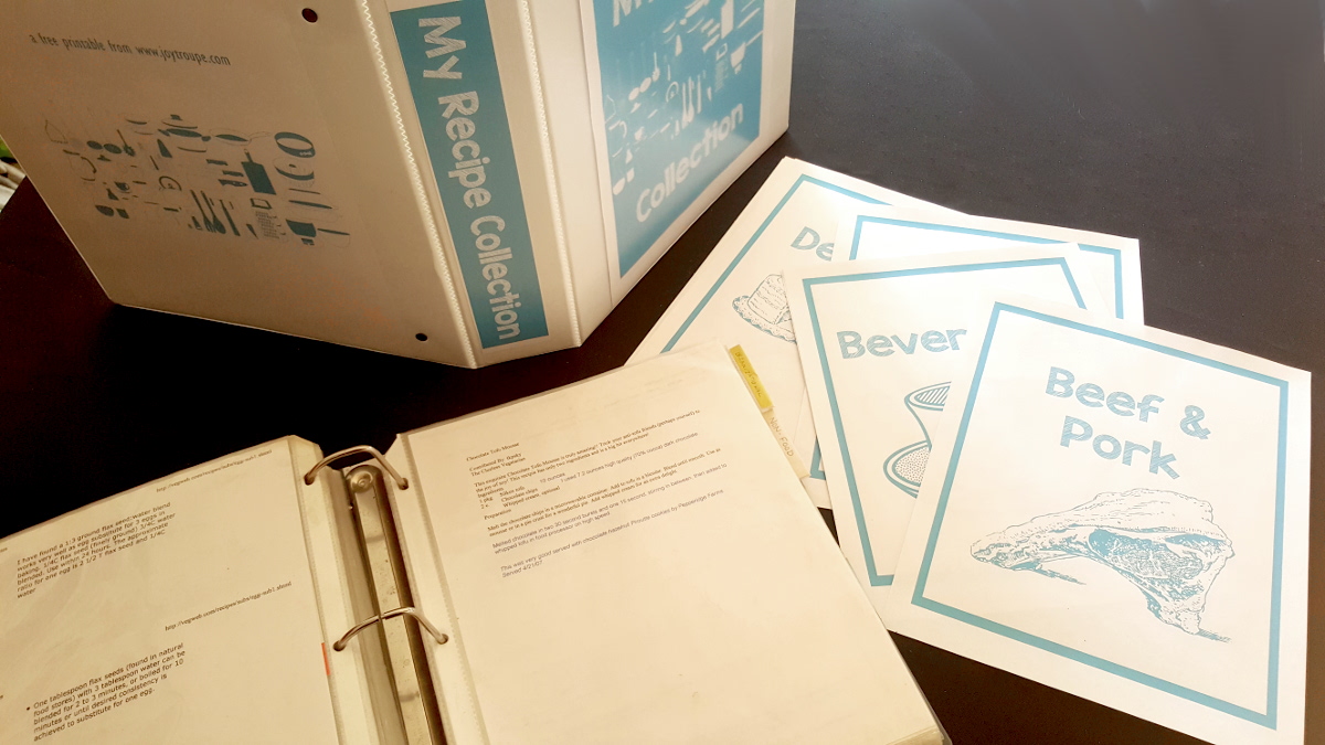 Subscribe now and get your FREE printable recipe binder kit!